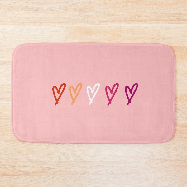 Item preview, lesbian flag hearts  designed and sold by LannisterOnMars.
