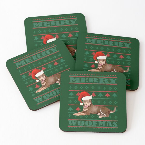 Item preview, Australian Kelpie Ugly Christmas Sweater designed and sold by havefun43.