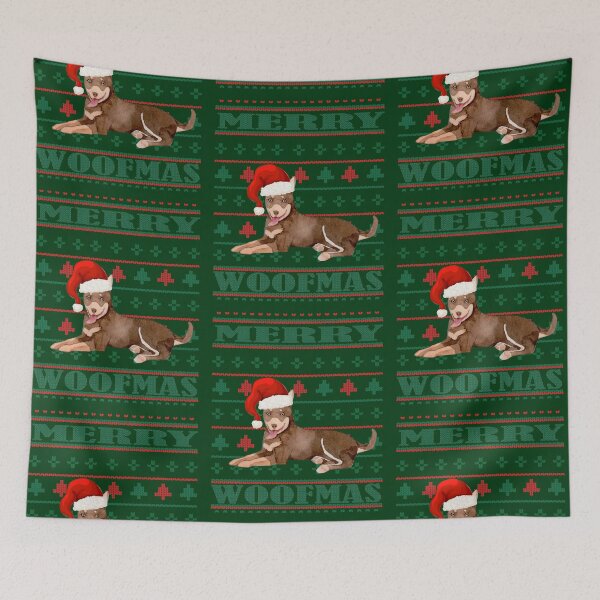 Item preview, Australian Kelpie Ugly Christmas Sweater designed and sold by havefun43.