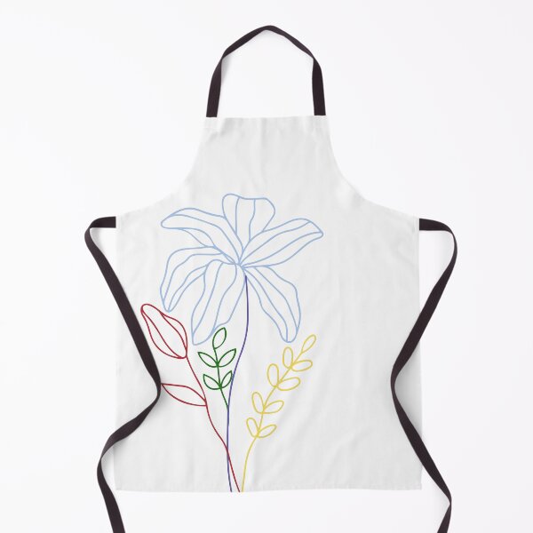 Item preview, Minimalistic colorful botanical flowers designed and sold by Akidence *.