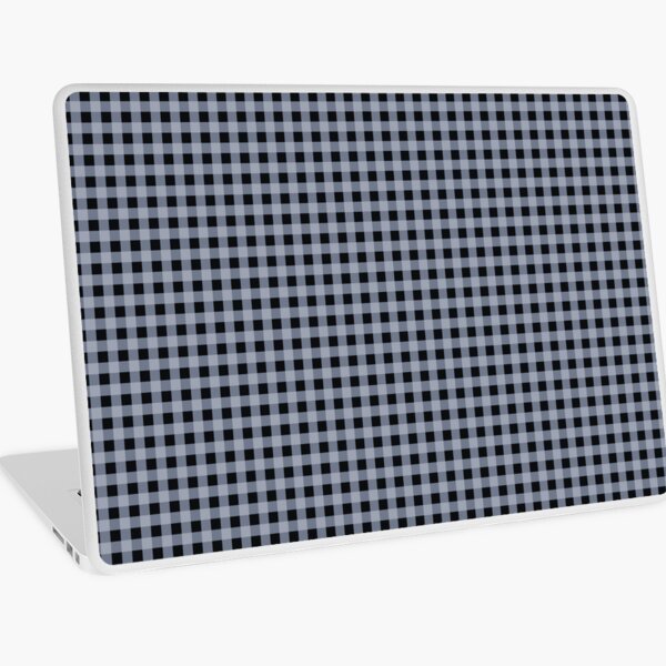 Aitana Gingham Combina con nuestra colección Aitana Plaid de Suzy Hager Black & Grey Gingham Vinilo para portátil