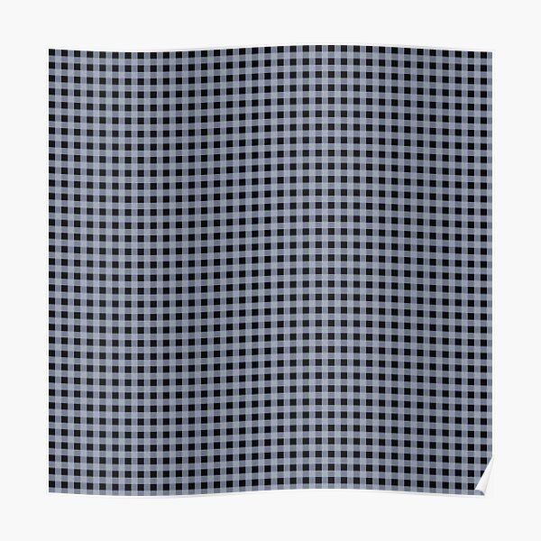 Aitana Gingham Combina con nuestra colección Aitana Plaid de Suzy Hager Black & Grey Gingham Póster