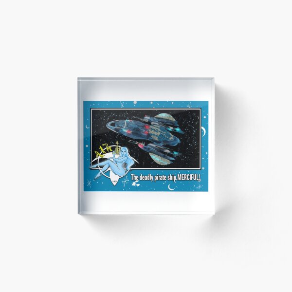 "THE MERCIFUL" TRADING CARD ART Acrylic Block