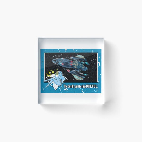 "THE MERCIFUL" TRADING CARD ART Acrylic Block
