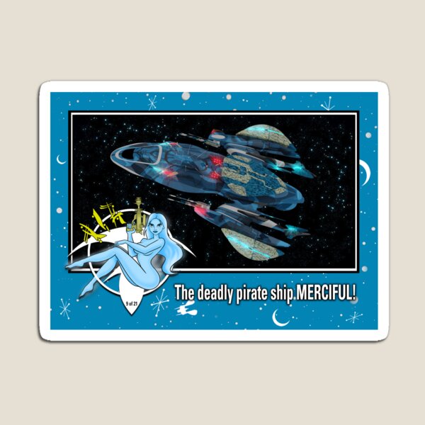"THE MERCIFUL" TRADING CARD ART Magnet