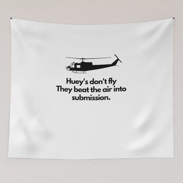 Item preview, Funny pilot T-shirt: They beat the air into submission! designed and sold by Huey 218: Restoring a legend.
