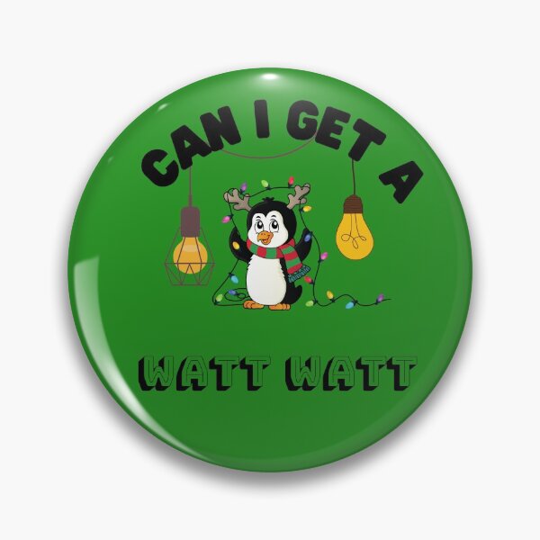 Item preview, Can I Get A Watt Watt Christmas Design designed and sold by BoBiBi Designs.