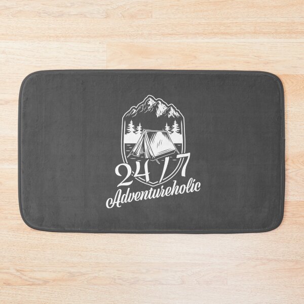 Item preview, 24/7 adventureholic design for adventurers and outdoor fans designed and sold by Freetimebm.