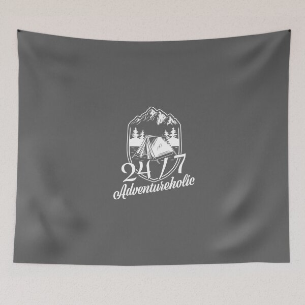 Item preview, 24/7 adventureholic design for adventurers and outdoor fans designed and sold by Freetimebm.