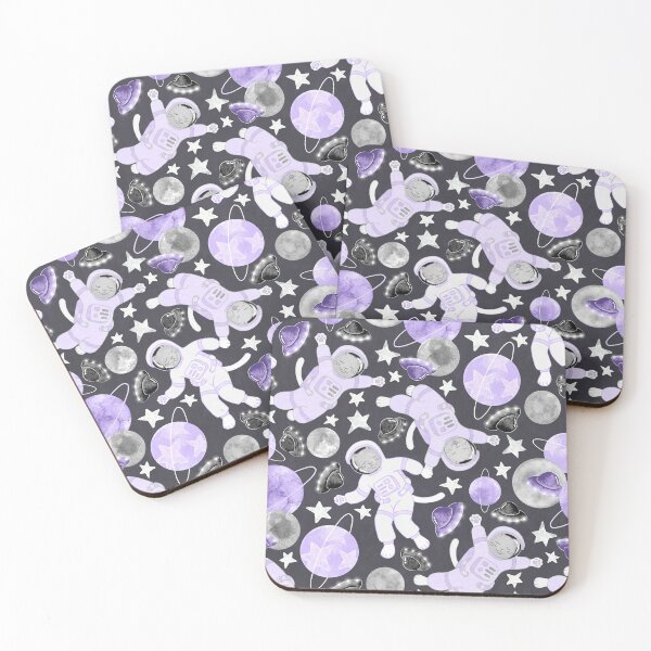 Item preview, Endless Pawsibilities - pastel violet, black, white, and grey  designed and sold by Perrin Le Feuvre.