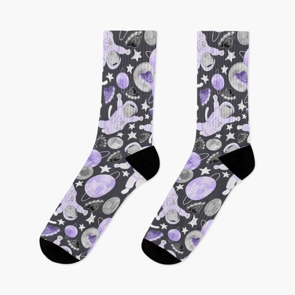Item preview, Endless Pawsibilities - pastel violet, black, white, and grey  designed and sold by Perrin Le Feuvre.