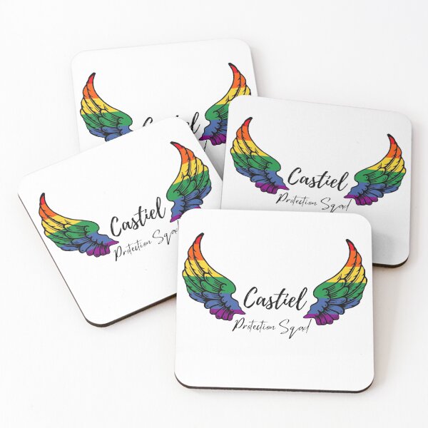 Item preview, Castiel Protection Sqad rainbow wings designed and sold by LannisterOnMars.