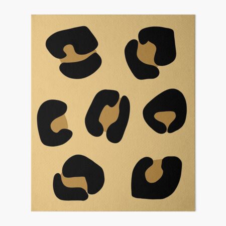 Large, Traditional Colour, Leopard Spots Pack Art Board Print for Sale by  OneThreeSix