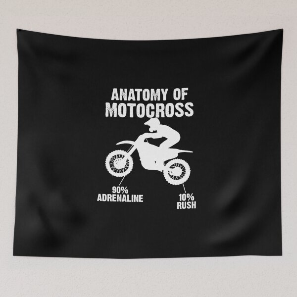 Item preview, Anatomy of Motocross proudly Moto-X MX race designed and sold by Nessshirts.