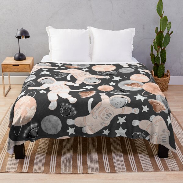 Item preview, Endless Pawsibilities - pale apricot orange, black, white, and grey designed and sold by Perrin Le Feuvre.