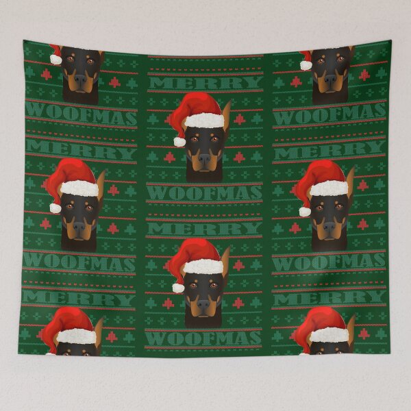 Item preview, Doberman Ugly Christmas Sweater designed and sold by havefun43.