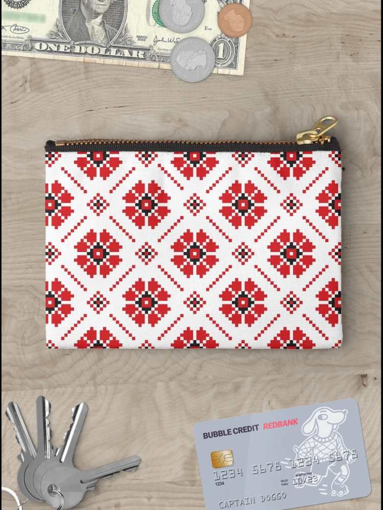 Thumbnail 3 of 4, Zipper Pouch, Floral Pattern RGW designed and sold by kyds.