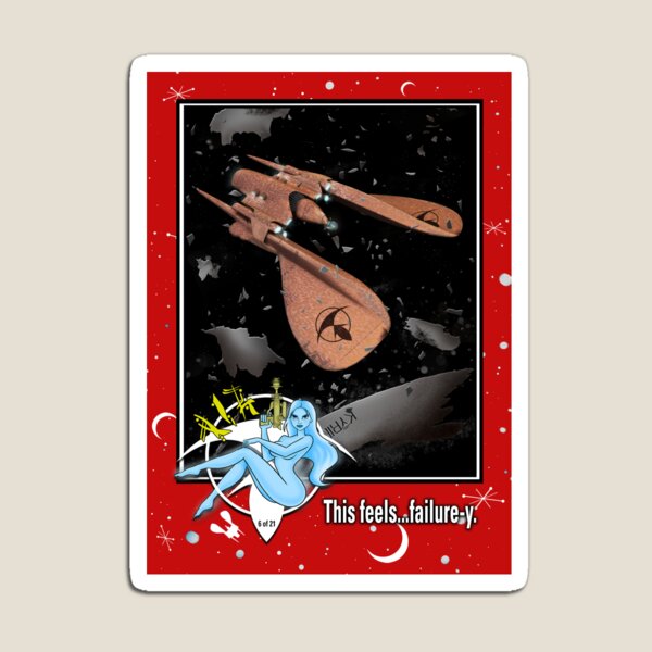 "THIS FEELS...FAILURE-Y" TRADING CARD ART Magnet