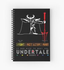Asgore Dreemurr - Undertale Spiral Notebook