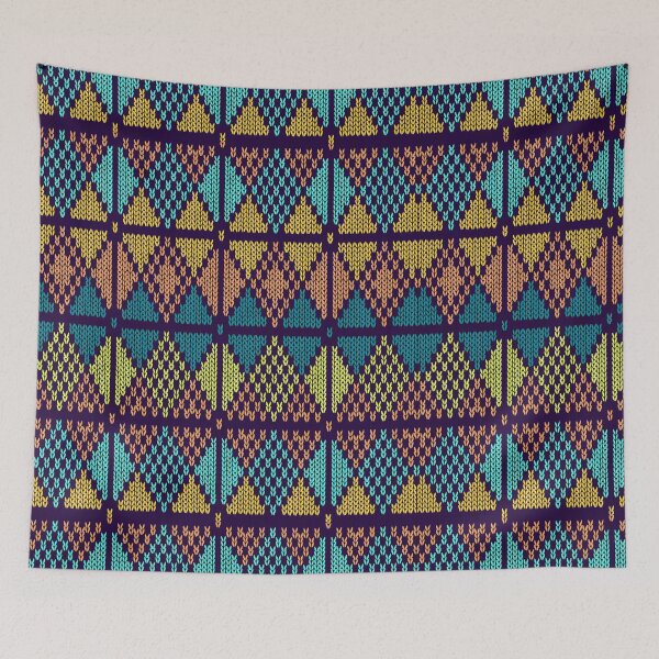 Item preview, Floral Pattern yellow orange blue RGW  designed and sold by kyds.