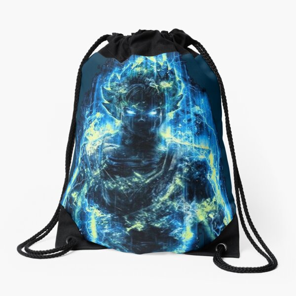 Blue Vegito & Blue Gogeta Drawstring Bag by thomasDten-Art