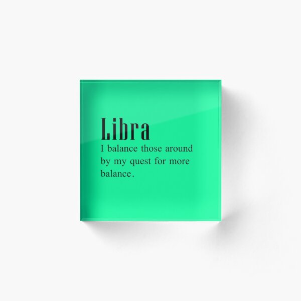 Libra v1.0 Acrylic Block