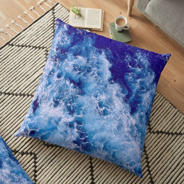 Blue Ocean Floor Pillow