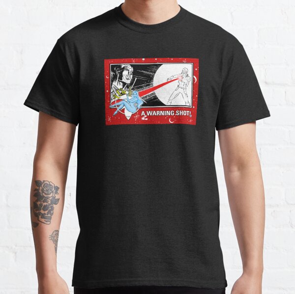 "WARNING SHOT!" TRADING CARD ART Classic T-Shirt
