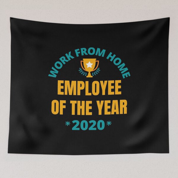 Item preview, Work From Home Employee of the Year designed and sold by ModkMerch.