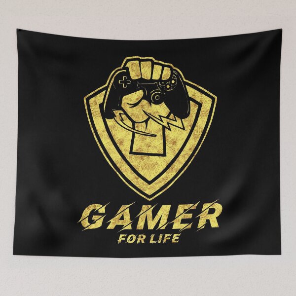 Item preview, GAMER FOR LIFE Controller Logo UNIQUE Design EPIC gift for any games addict designed and sold by Naumovski.