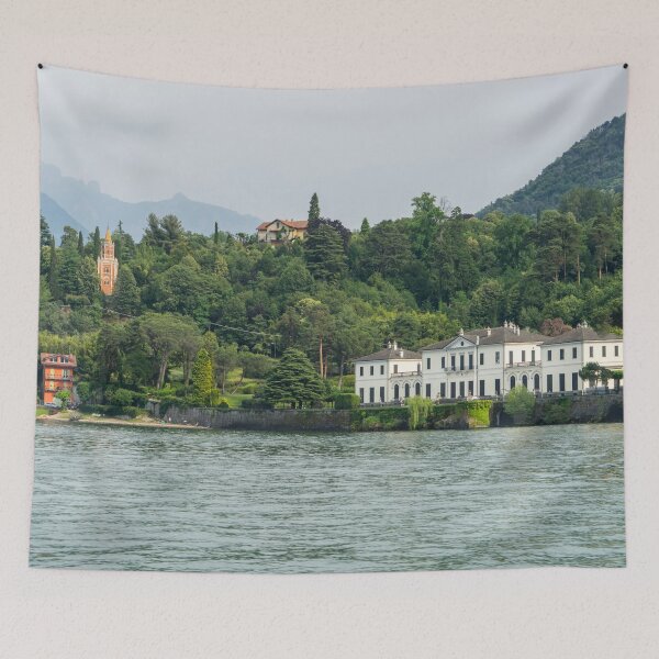 Item preview, Sailing Around Famous Bellagio on Lake Como Italy - Splendiferous Villas and Towers designed and sold by Georgia Mizuleva.