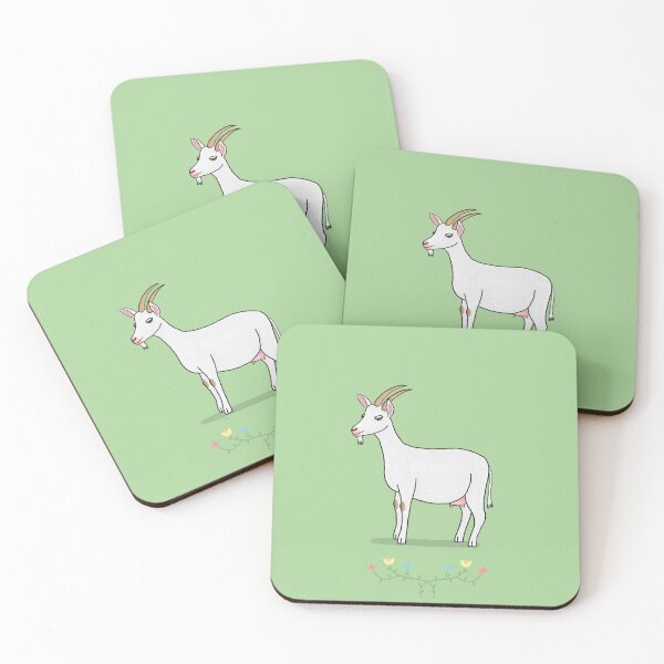 Item preview, Cabra sobre fondo verde designed and sold by drawingKatarina.