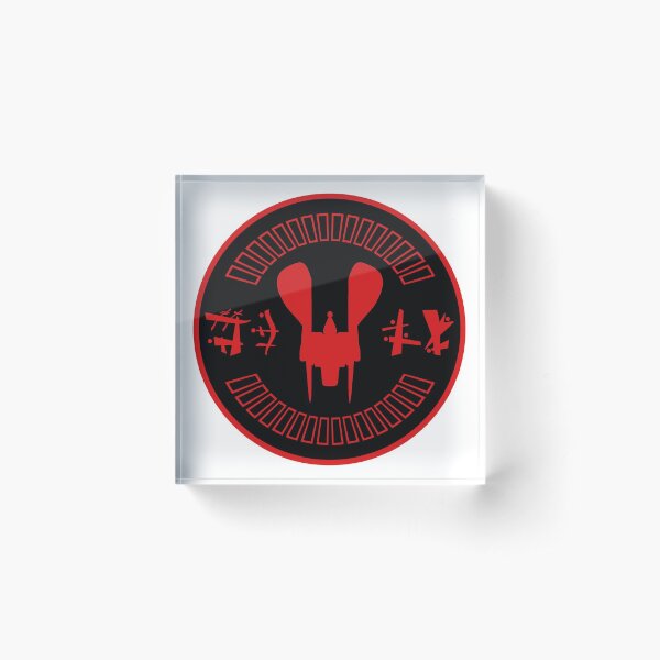 TOMKORIA CLASS STARSHIP — "WORKHORSE OF THE GALAXY" Acrylic Block
