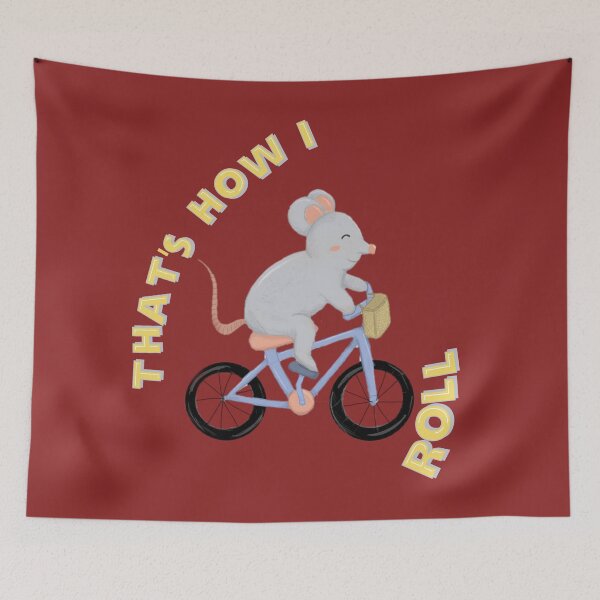 Item preview, That's how I roll- cute mouse designed and sold by SidTastic .