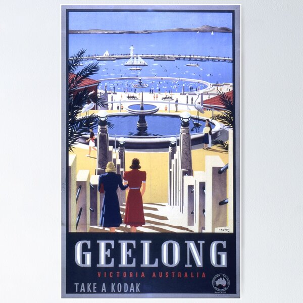 Item preview, Vintage Geelong poster designed and sold by heymate.