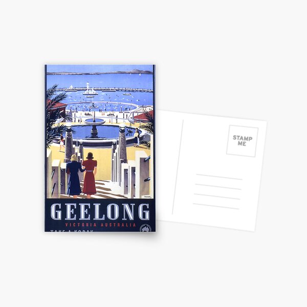 Item preview, Vintage Geelong poster designed and sold by heymate.
