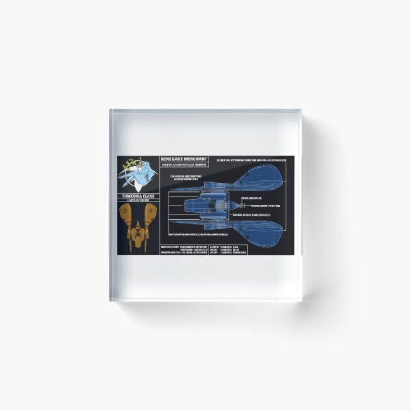 RENEGADE MERCHANT — SPEC SHEET Acrylic Block