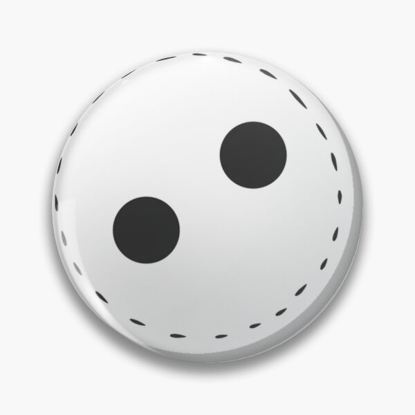 Item preview, Button white designed and sold by dedpotato.