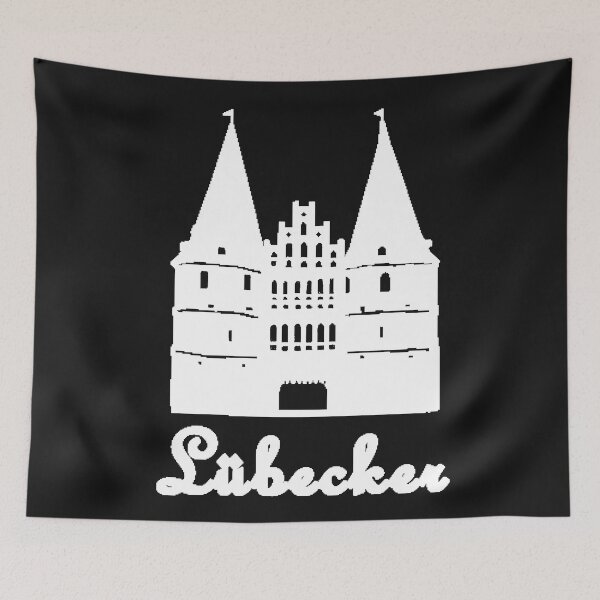 Item preview, Imprint Lübeck with the Holstentor Lübeck gift idea designed and sold by neorevoxos.