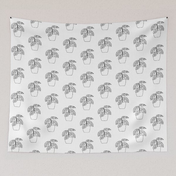 Item preview, Plant Gatenplant Monstera Obliqua Monkey Leaf Lines designed and sold by reujken.