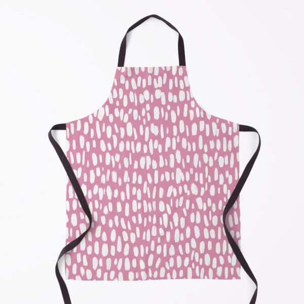 Item preview, Small Brush Strokes Pattern - Pink and White designed and sold by DeStract.
