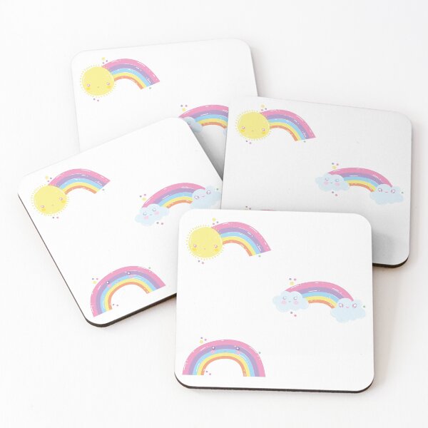 Item preview, kawaii cute rainbows - sticker pack designed and sold by Clickforyous.