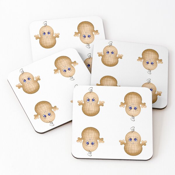 Item preview, Happy Peanut Pattern designed and sold by RitaLaiArt.