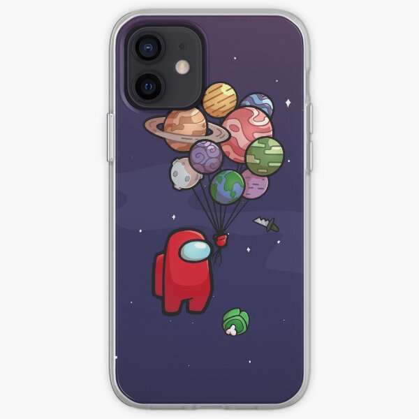 Spaceboy Red with Balloon iPhone Soft Case