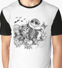 Day of the Dead Jack and Sally Graphic T-Shirt