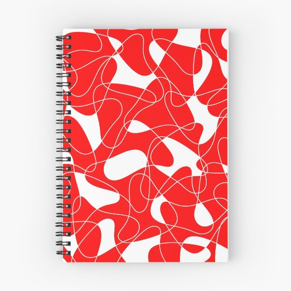 Item preview, Abstract pattern - red and white. designed and sold by K.S ART.
