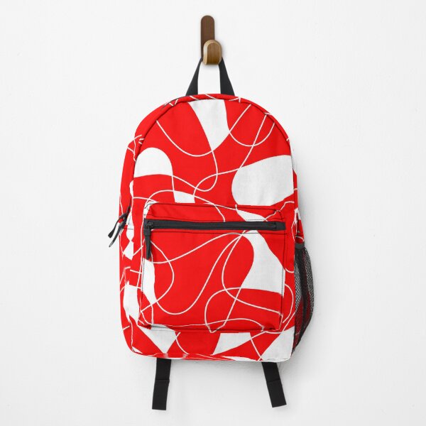 Item preview, Abstract pattern - red and white. designed and sold by K.S ART.