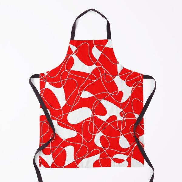 Item preview, Abstract pattern - red and white. designed and sold by K.S ART.