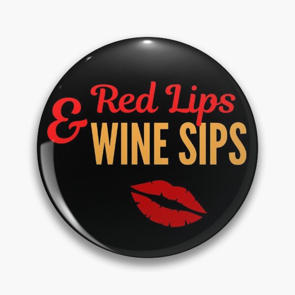 Item preview, Red Lips Wine Sips designed and sold by Vivoh12.