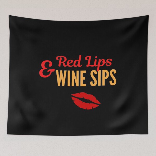 Item preview, Red Lips Wine Sips designed and sold by Vivoh12.